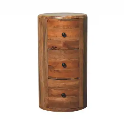Oakish Drum Chest