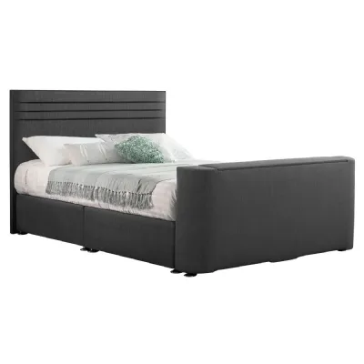 Grey Chic Super King Size TV Bed