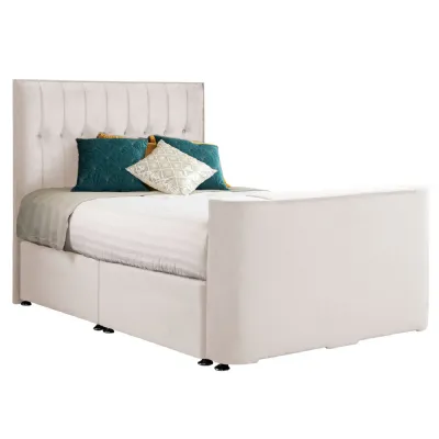 Oyster Sparkle King Size TV Bed