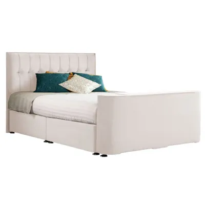 Oyster Sparkle Super King Size TV Bed