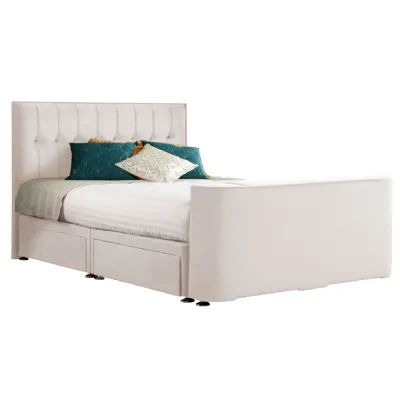 Oyster Sparkle Super King Size TV Bed