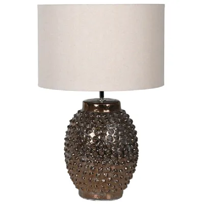 Studded Lamp With Shade