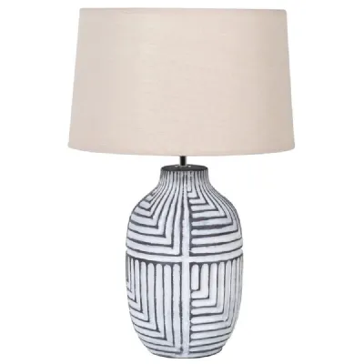Abstract Lamp With Shade