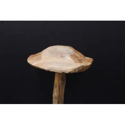 Large Flat Mushroom Garden Ornament