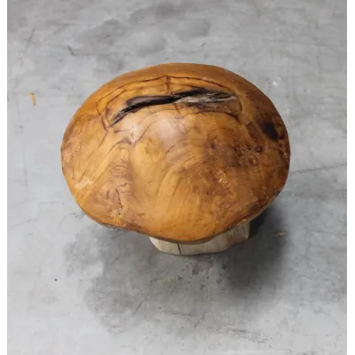 Set of 3 Teak Mushrooms