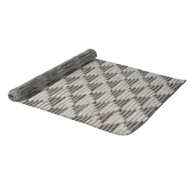Grey Geometric Rug