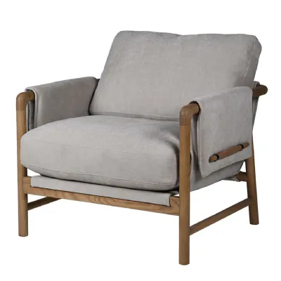 Soleil Grey Accent Chair