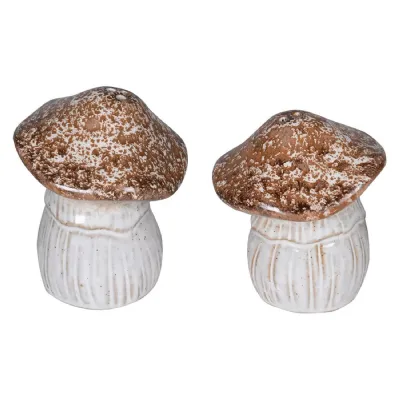 Mushroom Salt and Pepper Pots