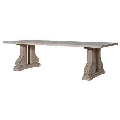 Large Chic Solid Dining Table