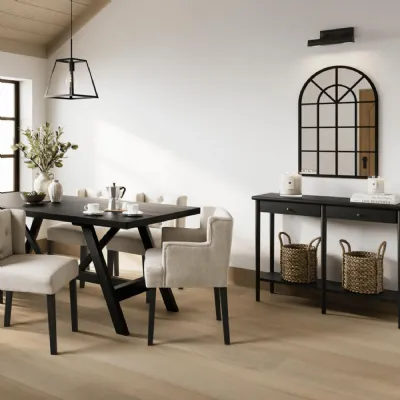 Jackson Black Console Table