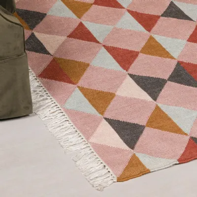 Diamond Design Multi Colour Rug 230x160cm