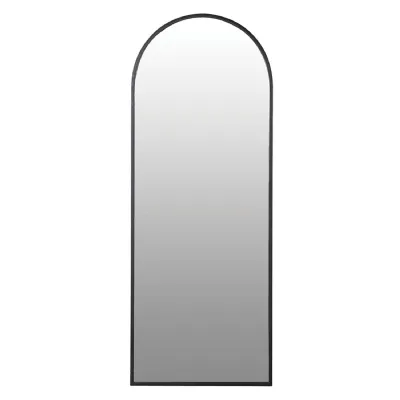 Black Arch Wall Mirror