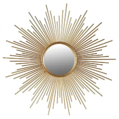 Shaped Sunburst Mirror
