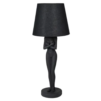 Nude Figure Table Lamp with Shade