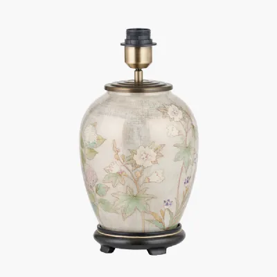 Daikon Flower Medium Glass Table Lamp Base