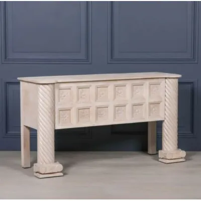 White Wood Reception Bar