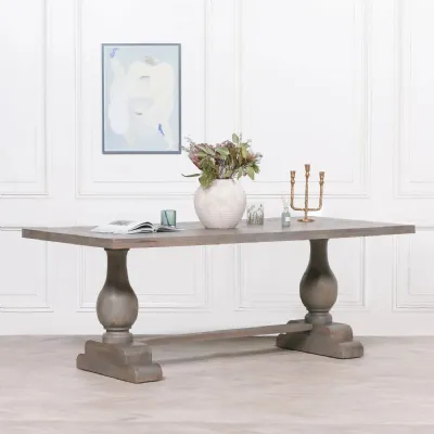 Wooden Rustic Rectangular Dining Table
