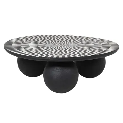 Prado Sunray Bone Inlay Coffee Table