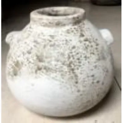Pyrrha Pot Antique White (Pack of 4)
