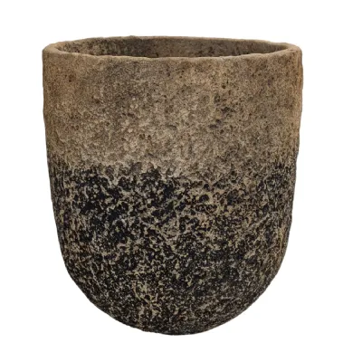 Grey Large Plant Ceramic Pot