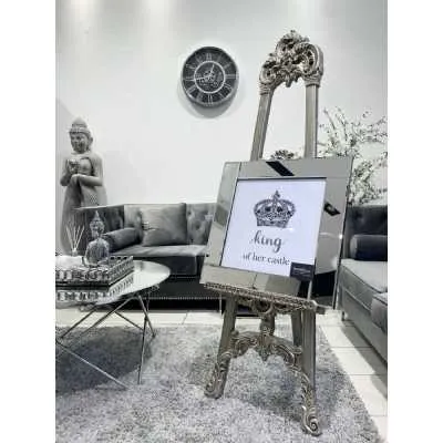 King Of Her Castle Wall Art Mirror Frame
