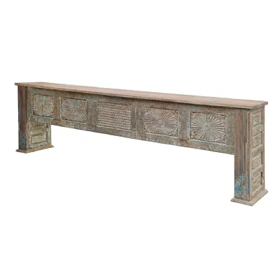 Wooden Panel Console Table