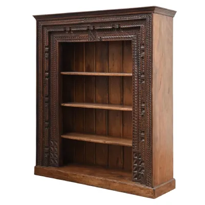 Wooden Framed Bookshelf
