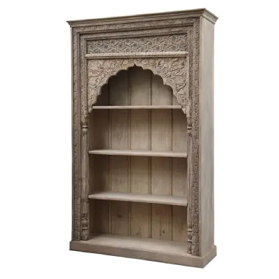 Wooden Arch Bookshelf