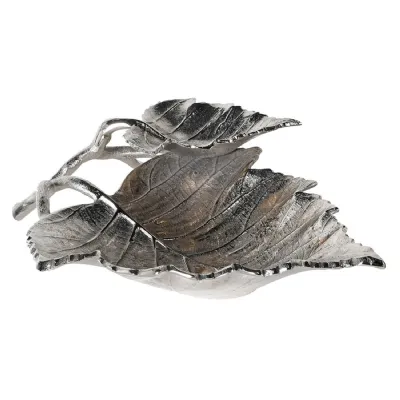 Silver Maple Leaf Bowl