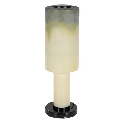 Green Ombre Glass Table Lamp