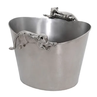 Nickle Leopard Wine Cooler