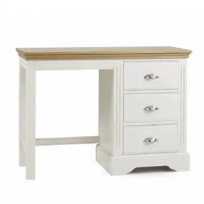 Kent Painted And Solid Oak Top Single Dressing Table
