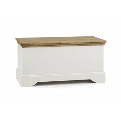 Kent Painted And Solid Oak Top Blanket Box