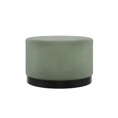 Lara Pouffe Sage Velvet Large