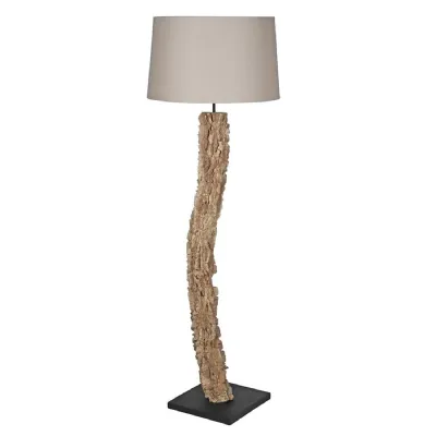 Polaris Floor Lamp with Linen Shade
