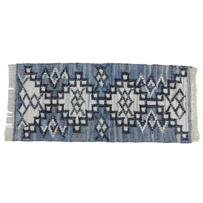 Recycled Denim Rug 80 x 180cm