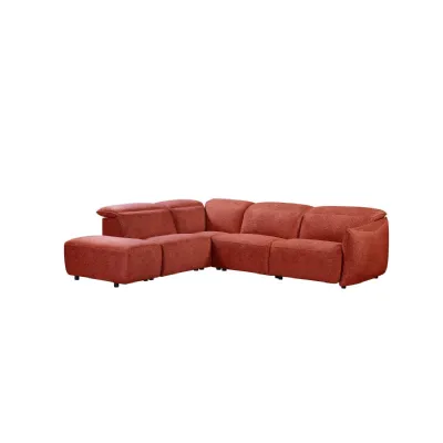 Ruby Fabric Power Recliner Corner Sofa LHF