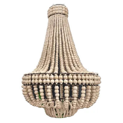 Lions Mane Bead Chandelier