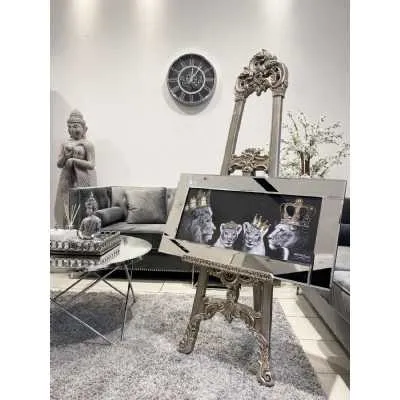 Lion King All Family 85Cm X 45 Cm Wall Art Mirror Frame
