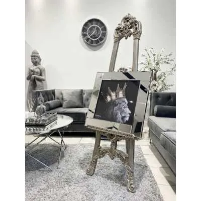 Lion King Crown Wall Art Mirror Frame