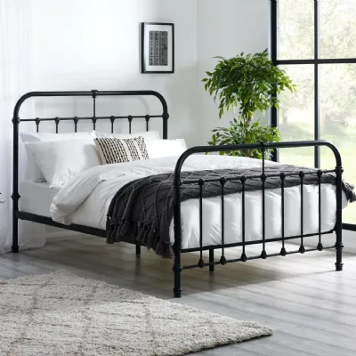 Logan 120cm Small Double Metal Bed