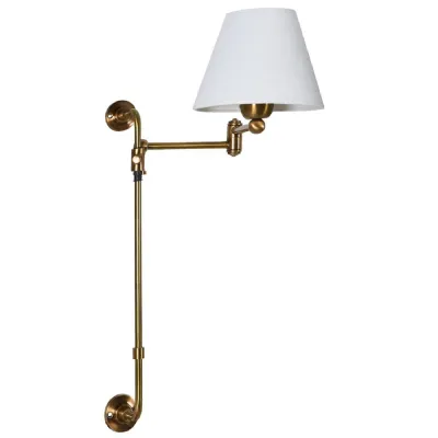 Brass Adjustable Wall Light
