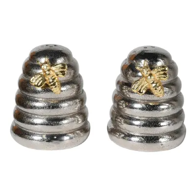 Beehive Salt and Pepper Pots
