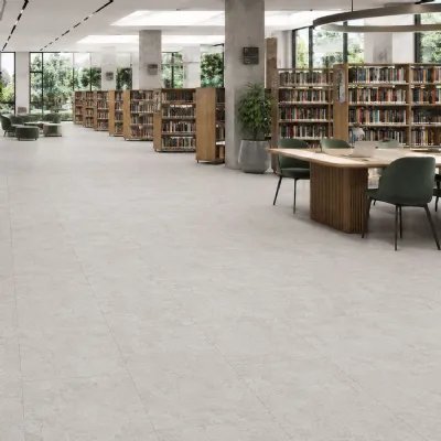 Set of 20 Modern Grigio Classic Stone Effect LVT Flooring Panels 609 x 304mm