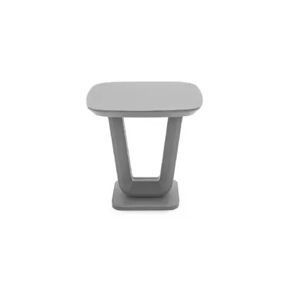 Lamp Table Grey Matt 500