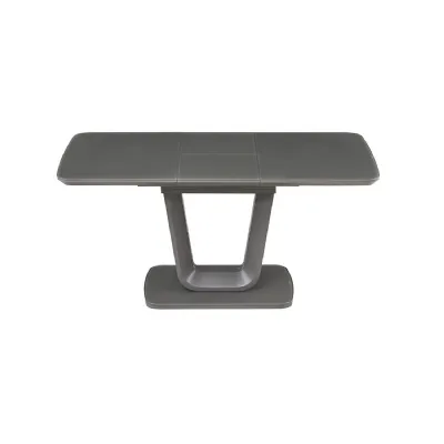Matt Graphite Grey Finish 120 to 160cm Extending Dining Table