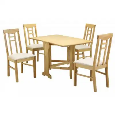 Merseyside Butterfly Gate Leg Table And 4 Chair Set