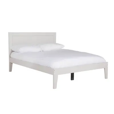 Taupe Wood King Size Low Footend Bed