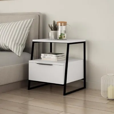 Pal Modern Nightstand White
