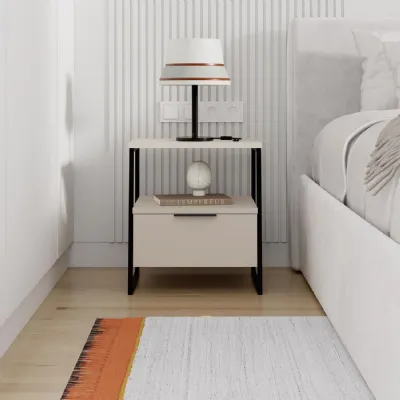Pal Modern Nightstand Sandstone